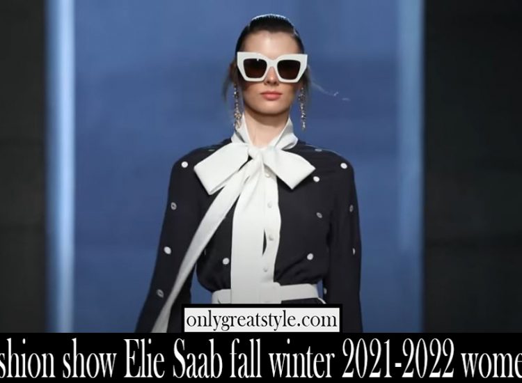 Fashion show Elie Saab fall winter 2021 2022 womens