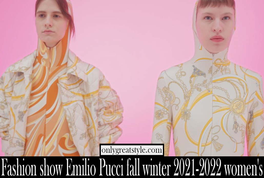 Fashion show Emilio Pucci fall winter 2021 2022 womens