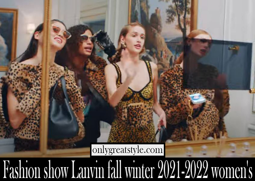 Fashion show Lanvin fall winter 2021 2022 womens