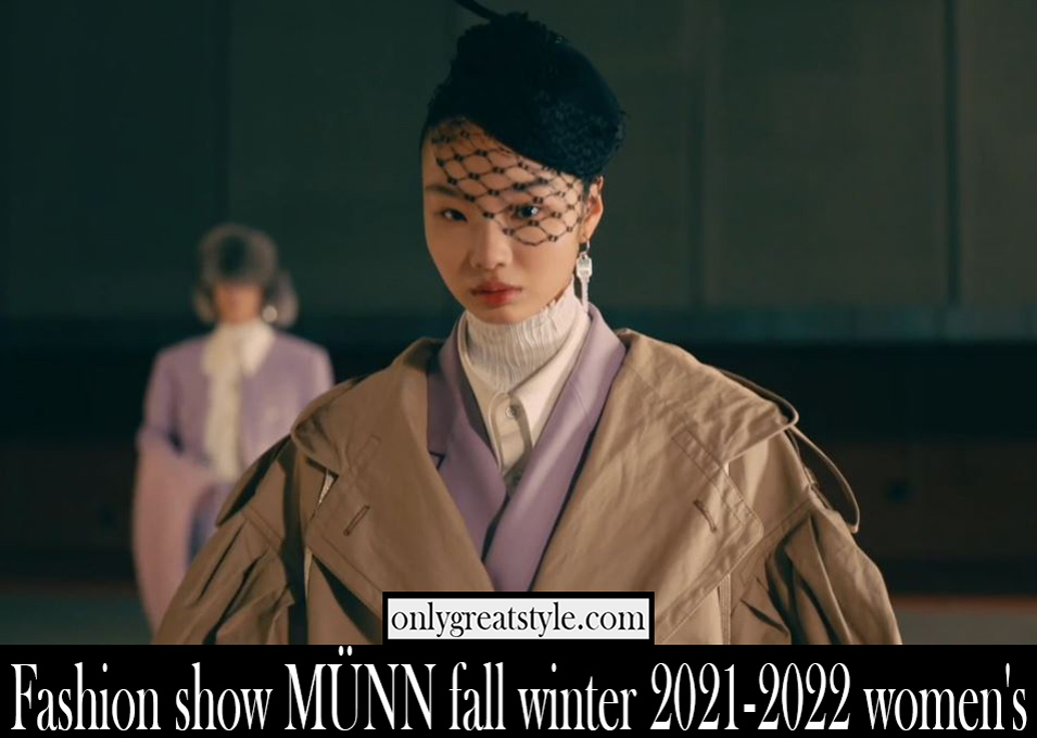 Fashion show MUNN fall winter 2021 2022 womens