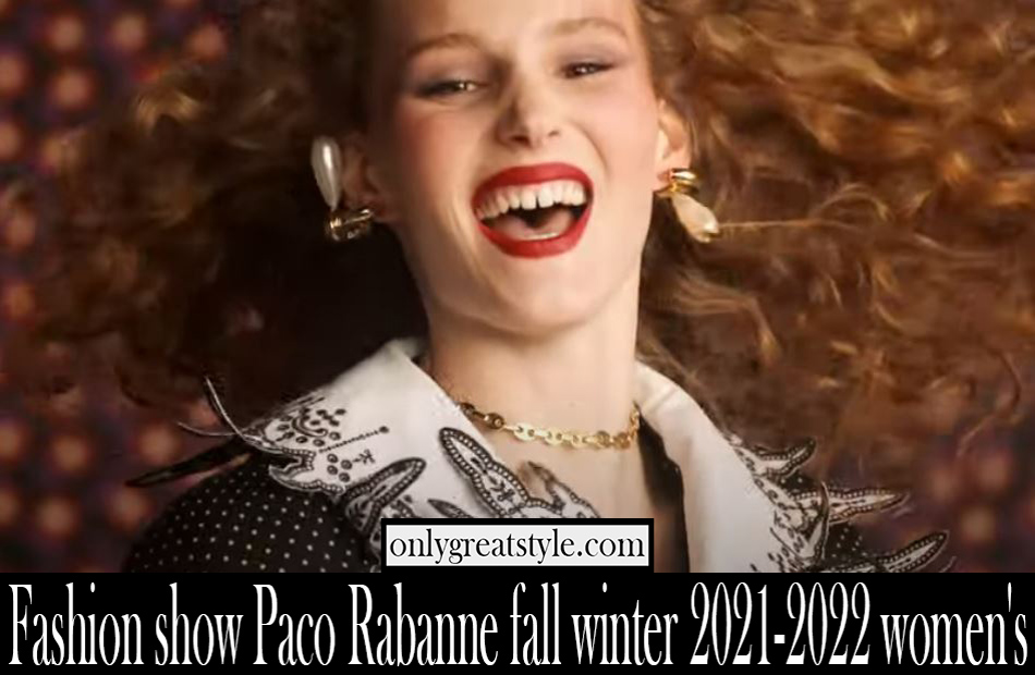 Fashion show Paco Rabanne fall winter 2021 2022 womens