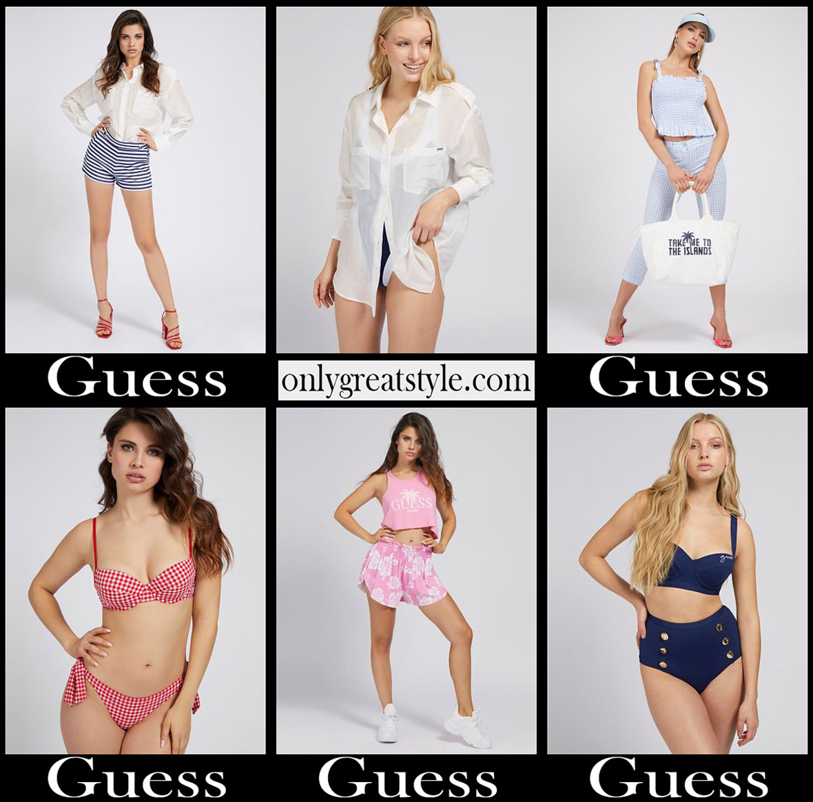 Guess beachwear 2021 new arrivals womens swimwear