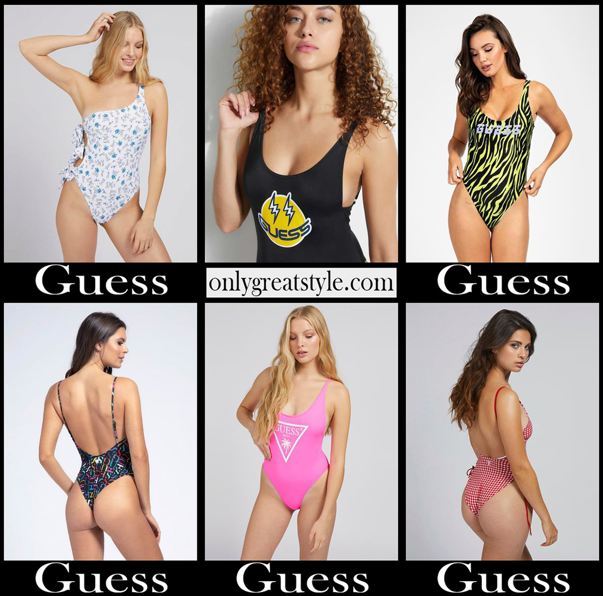 Guess swimsuits 2021 new arrivals womens swimwear