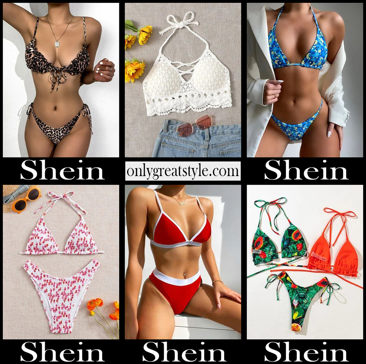 Shein bikinis 2021 new arrivals womens swimwear