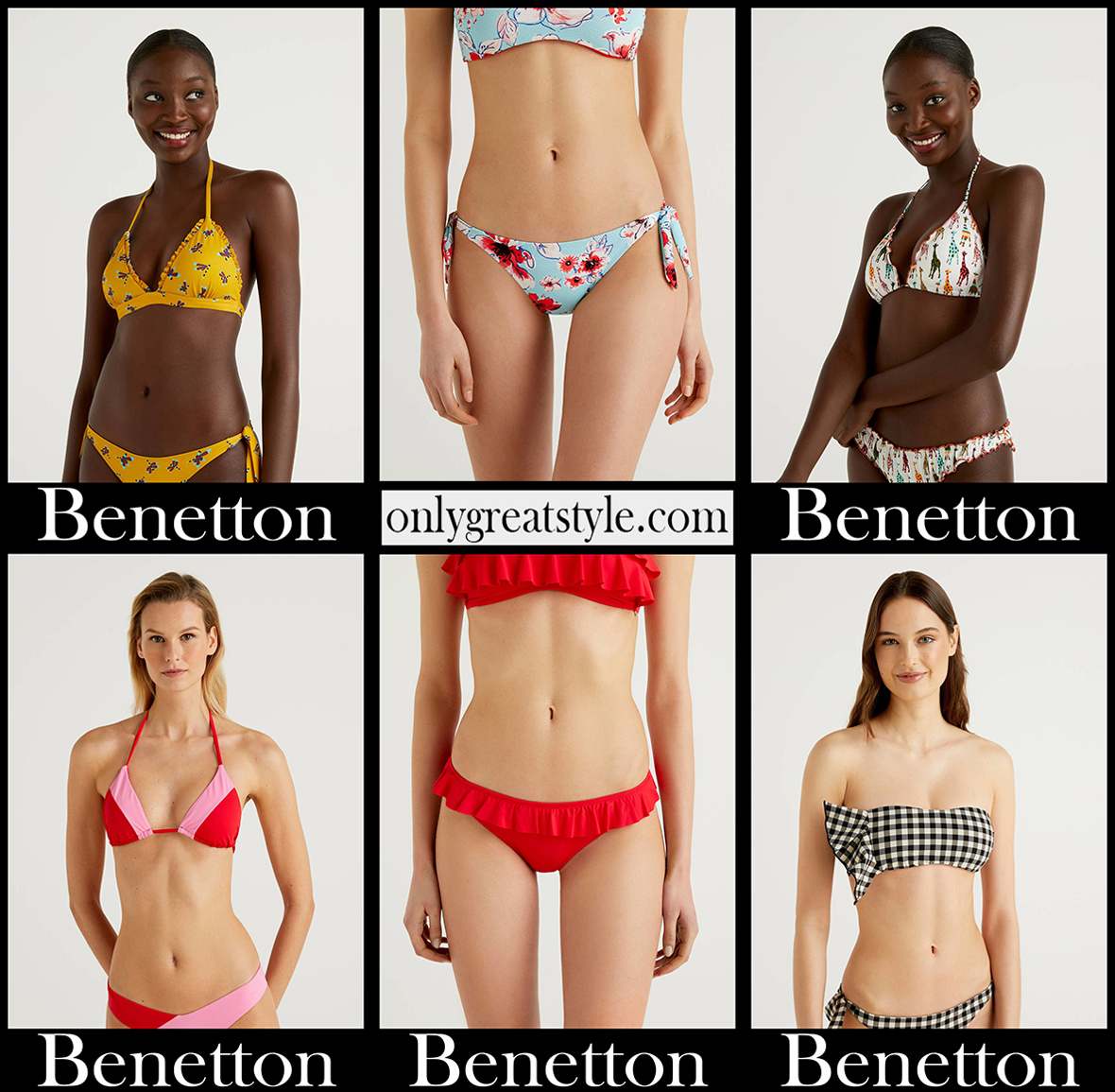 Benetton bikinis 2021 new arrivals womens swimwear