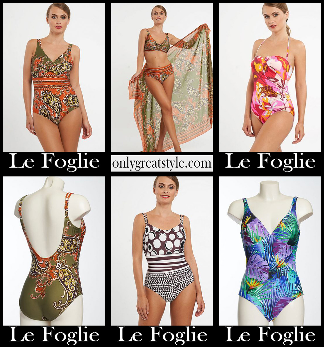 Le Foglie swimsuits 2021 new arrivals womens swimwear