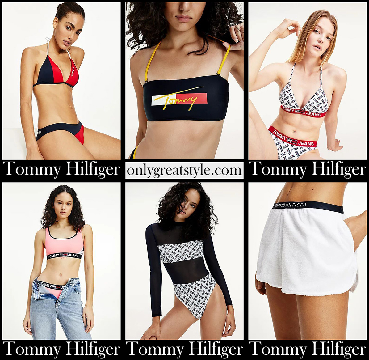 Tommy Hilfiger bikinis 2021 new arrivals swimwear