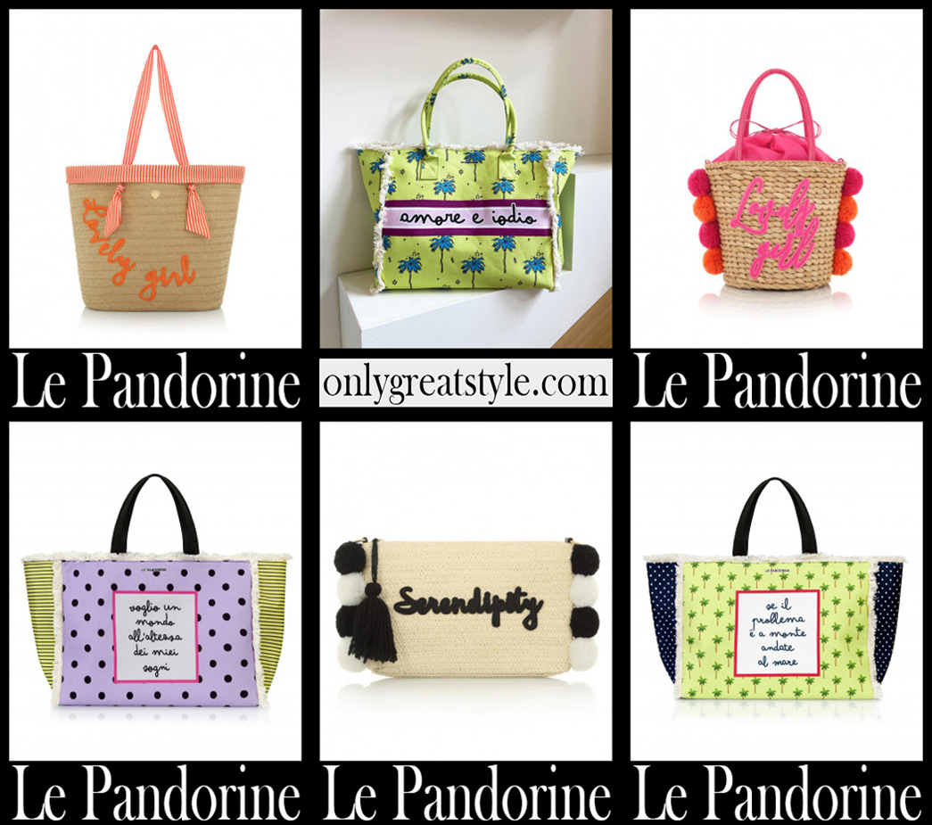 Le Pandorine beach bags 2021 new arrivals handbags