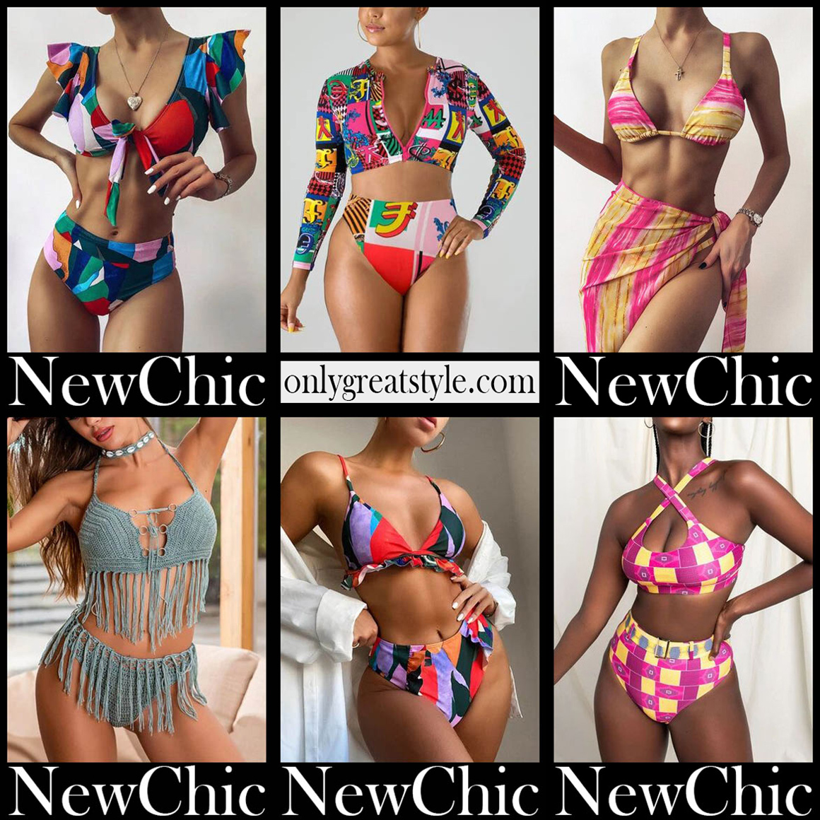 NewChic bikinis 2021 new arrivals womens swimwear