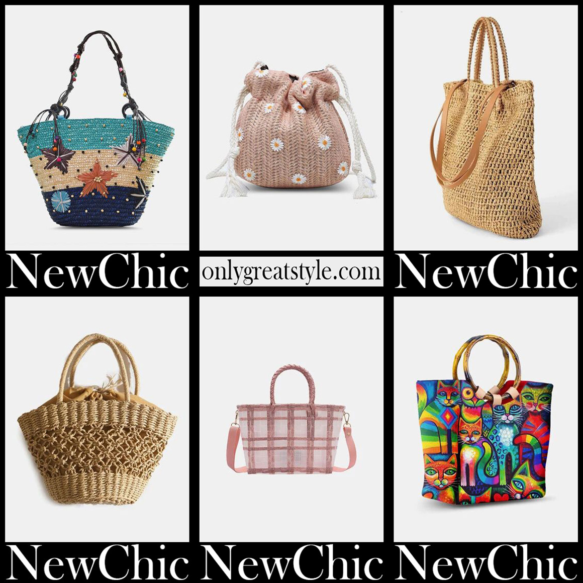 NewChic straw bags 2021 new arrivals womens handbags