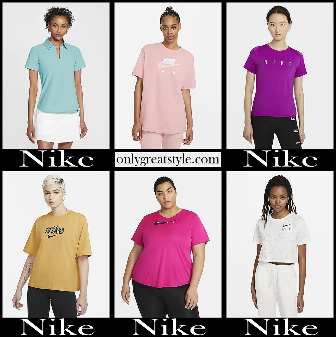 Nike t shirts 2021 new arrivals womens fashion clothing