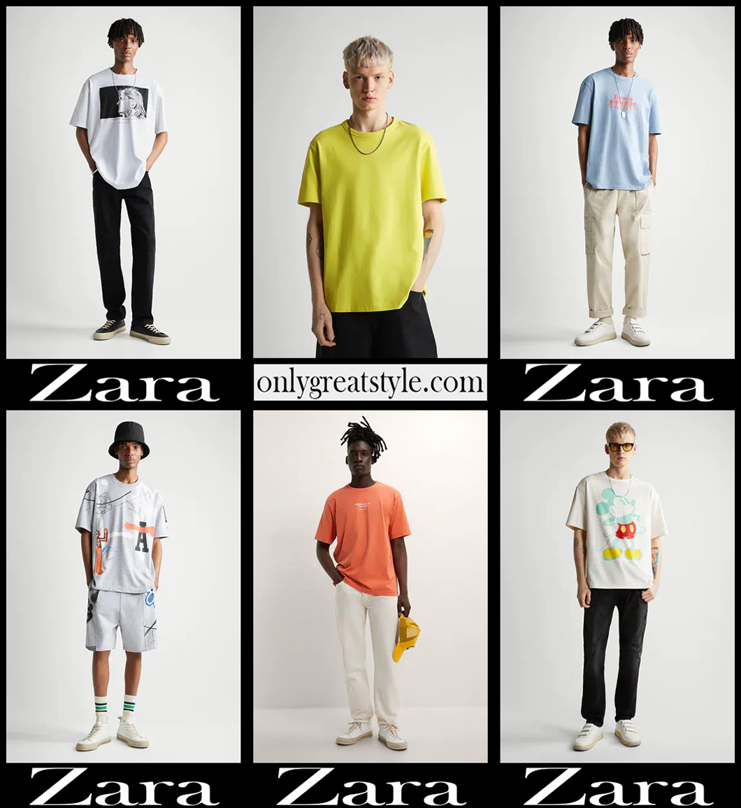 Zara t shirts 2021 new arrivals mens fashion clothing