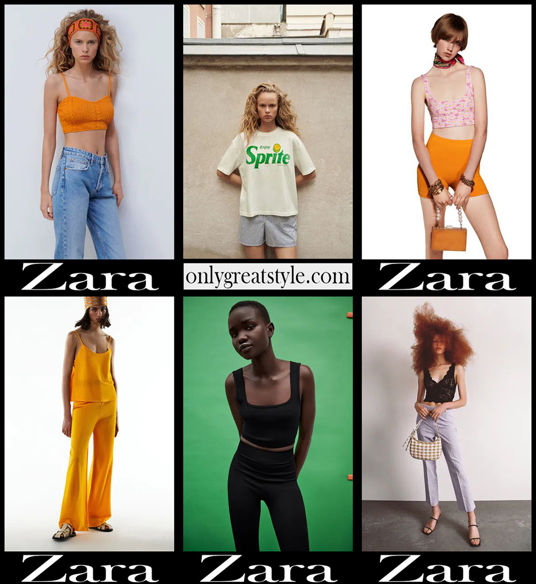 Zara t shirts 2021 new arrivals womens fashion clothing