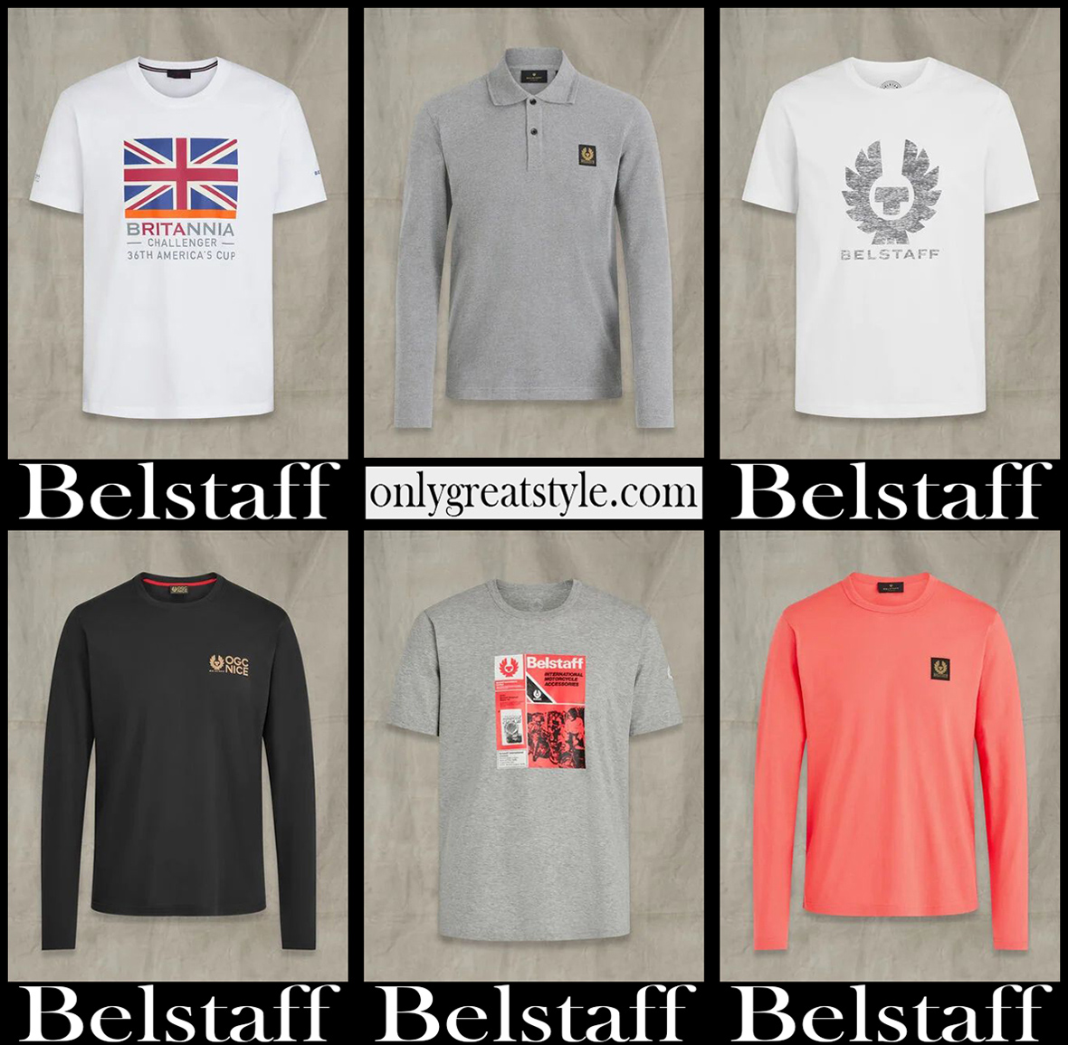 Belstaff t shirts 2022 new arrivals fashion mens clothing