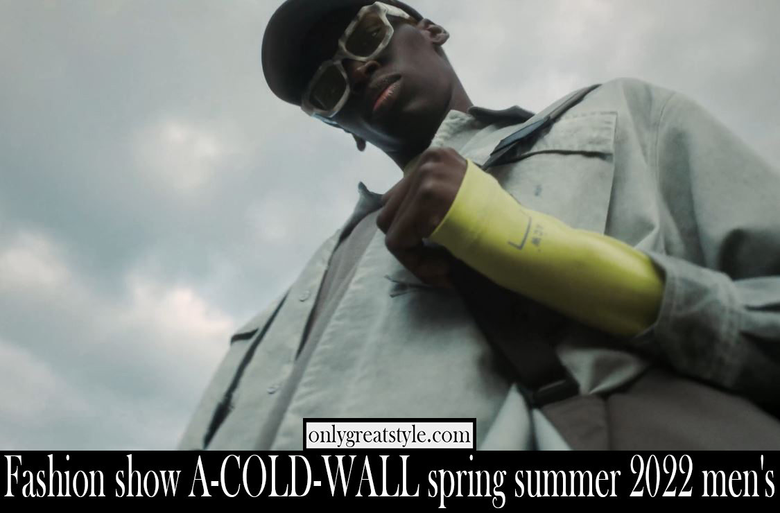 Fashion show A COLD WALL spring summer 2022 mens