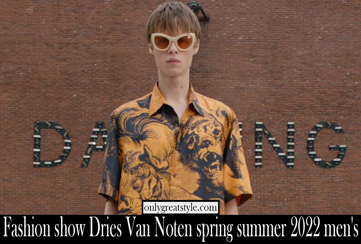 Fashion show Dries Van Noten spring summer 2022 mens