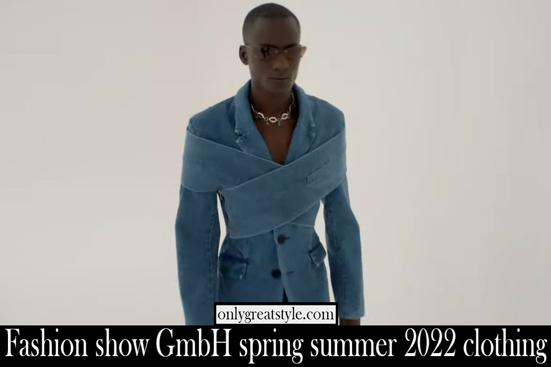 Fashion show GmbH spring summer 2022 clothing
