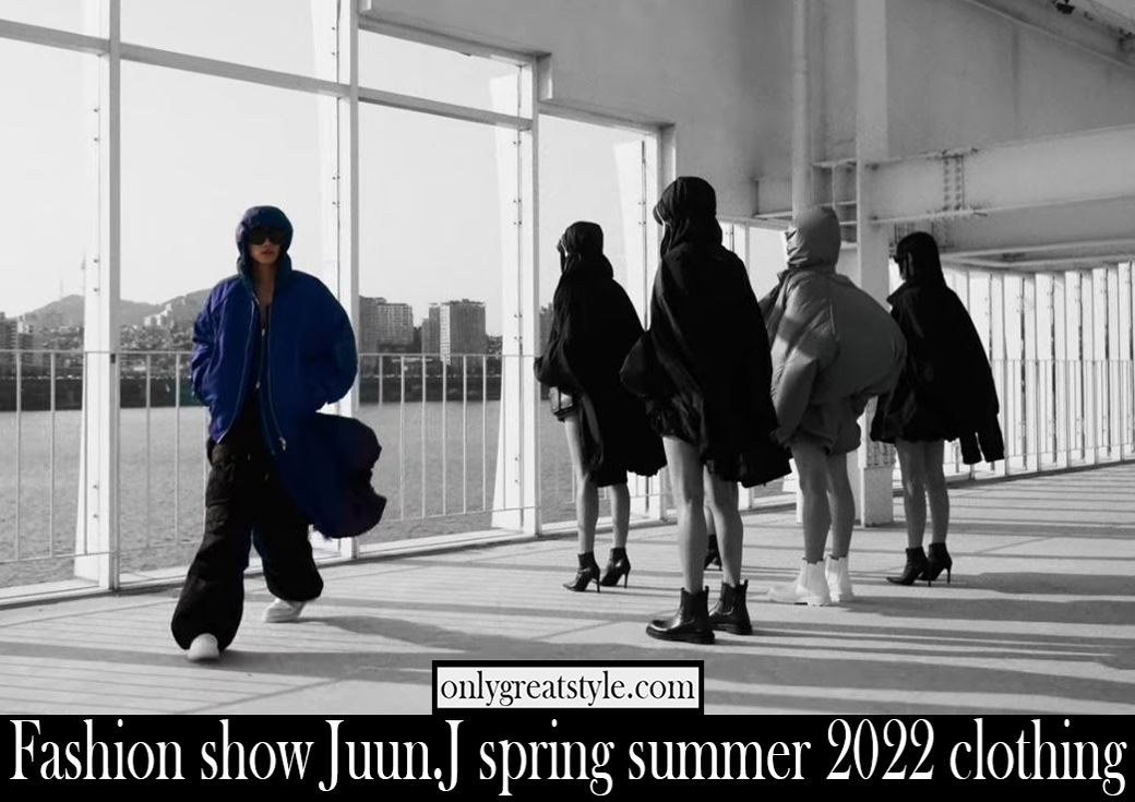Fashion show Juun.J spring summer 2022 clothing