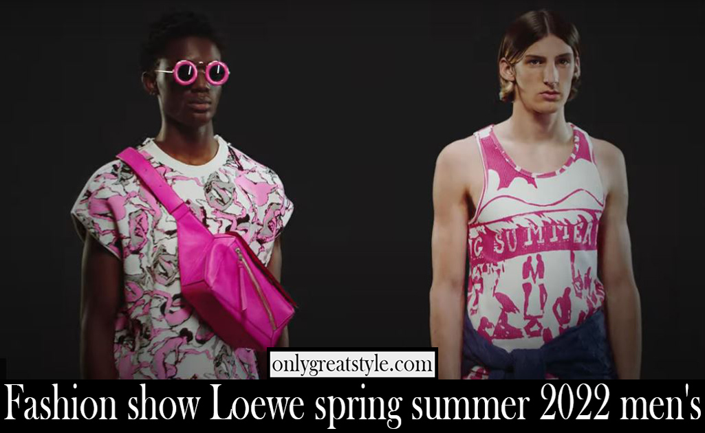 Fashion show Loewe spring summer 2022 mens