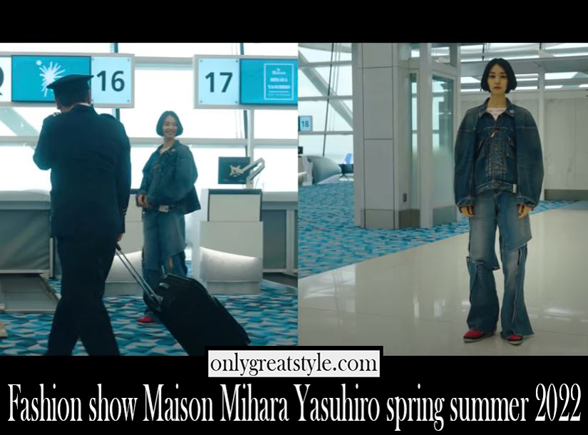 Fashion show Maison Mihara Yasuhiro spring summer 2022