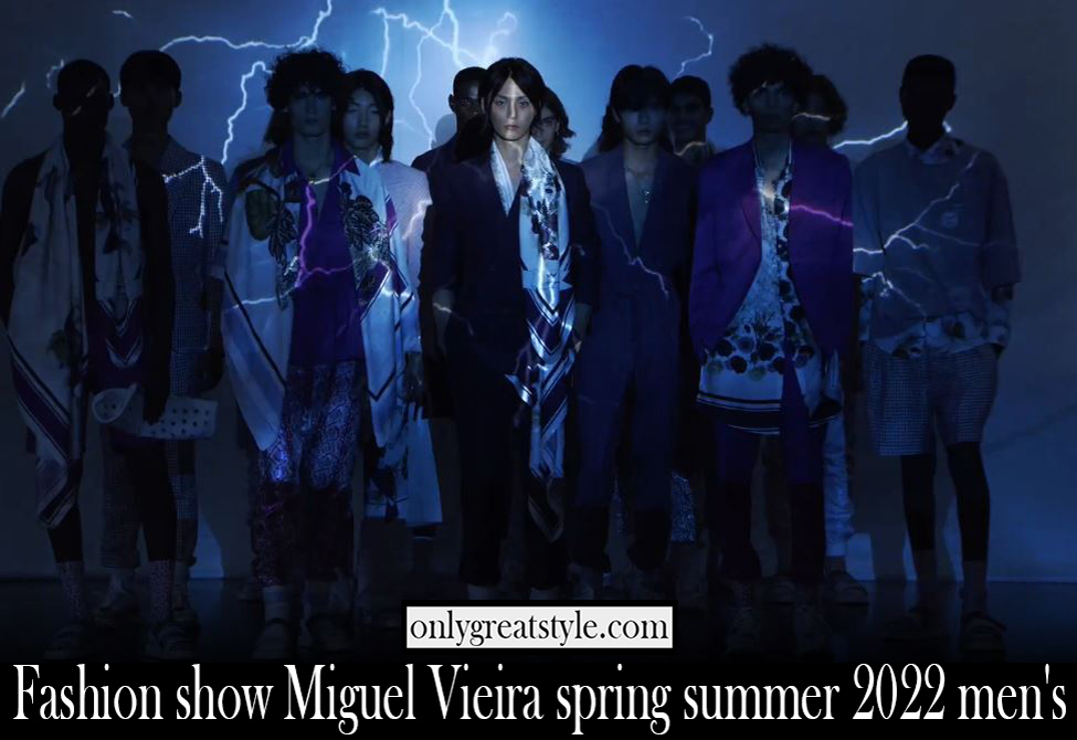 Fashion show Miguel Vieira spring summer 2022 mens