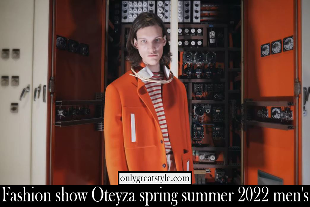 Fashion show Oteyza spring summer 2022 mens