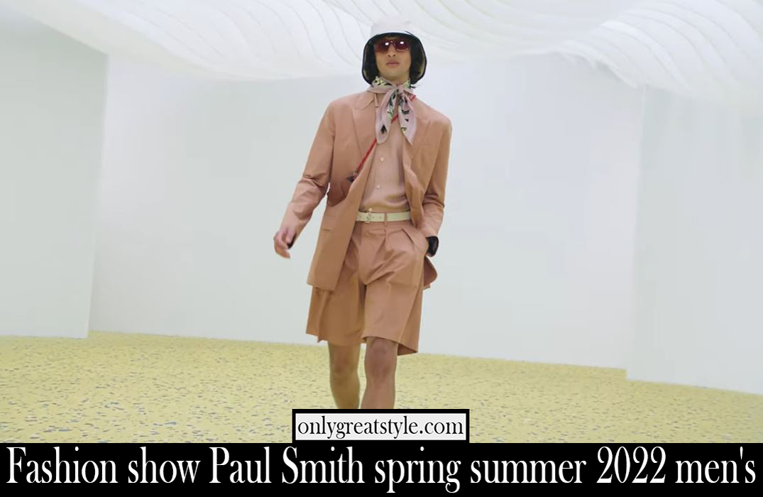 Fashion show Paul Smith spring summer 2022 mens