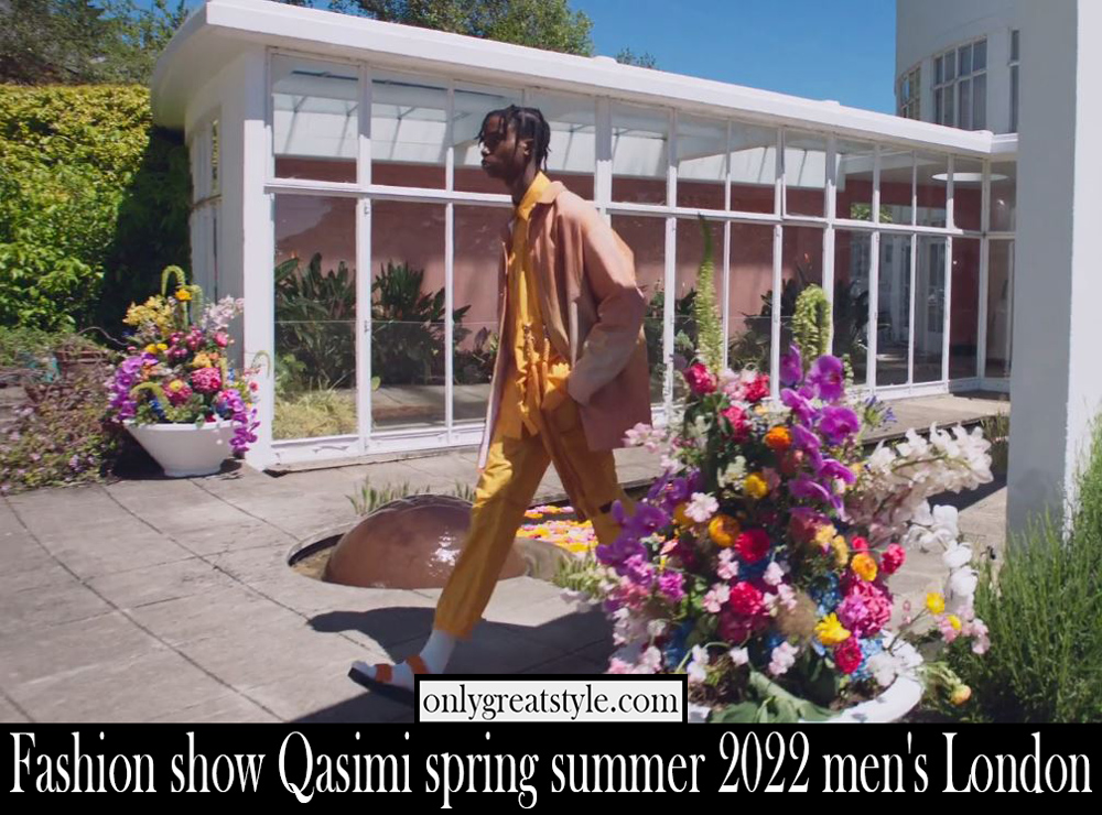Fashion show Qasimi spring summer 2022 mens London