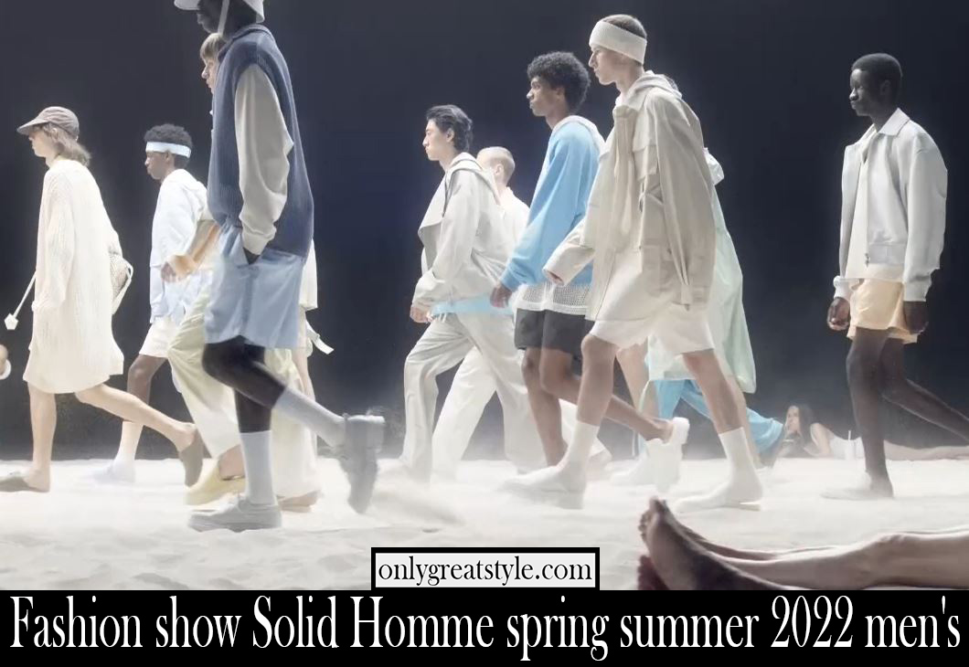 Fashion show Solid Homme spring summer 2022 mens