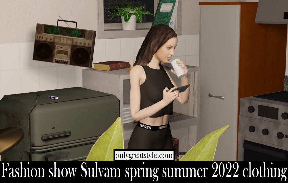 Fashion show Sulvam spring summer 2022 clothing