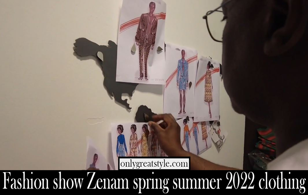 Fashion show Zenam spring summer 2022 clothing