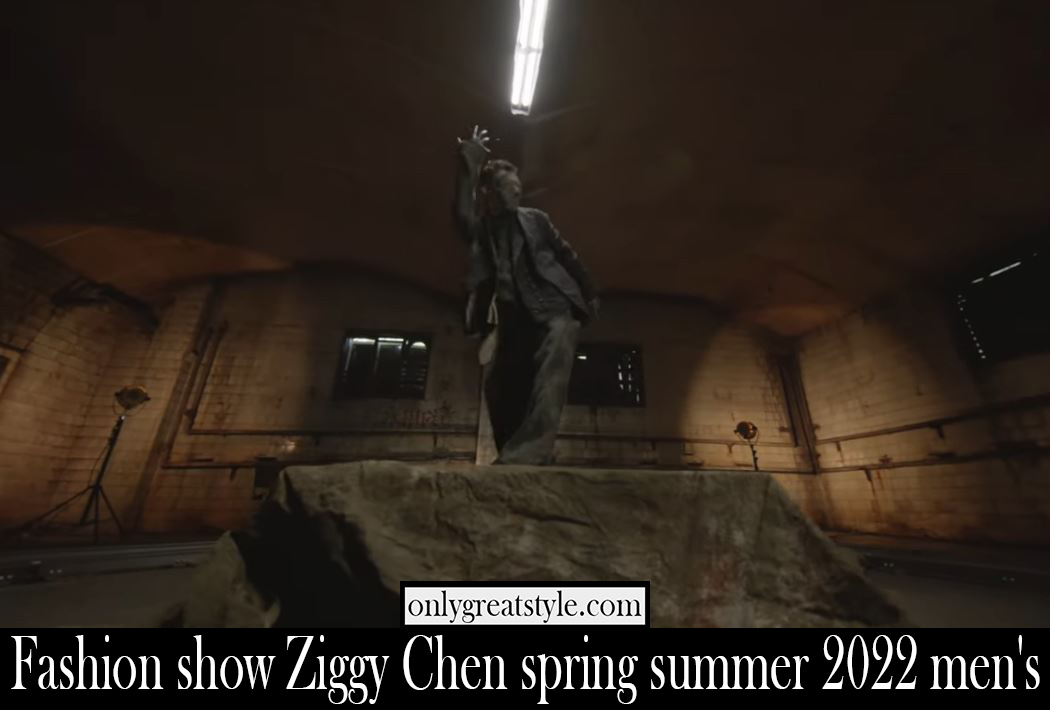 Fashion show Ziggy Chen spring summer 2022 mens