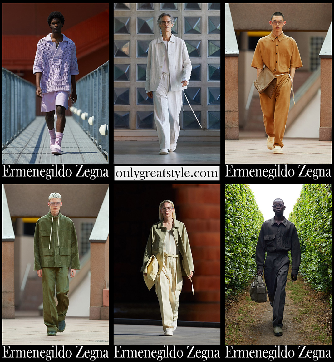 Fashion Ermenegildo Zegna spring summer 2022 mens