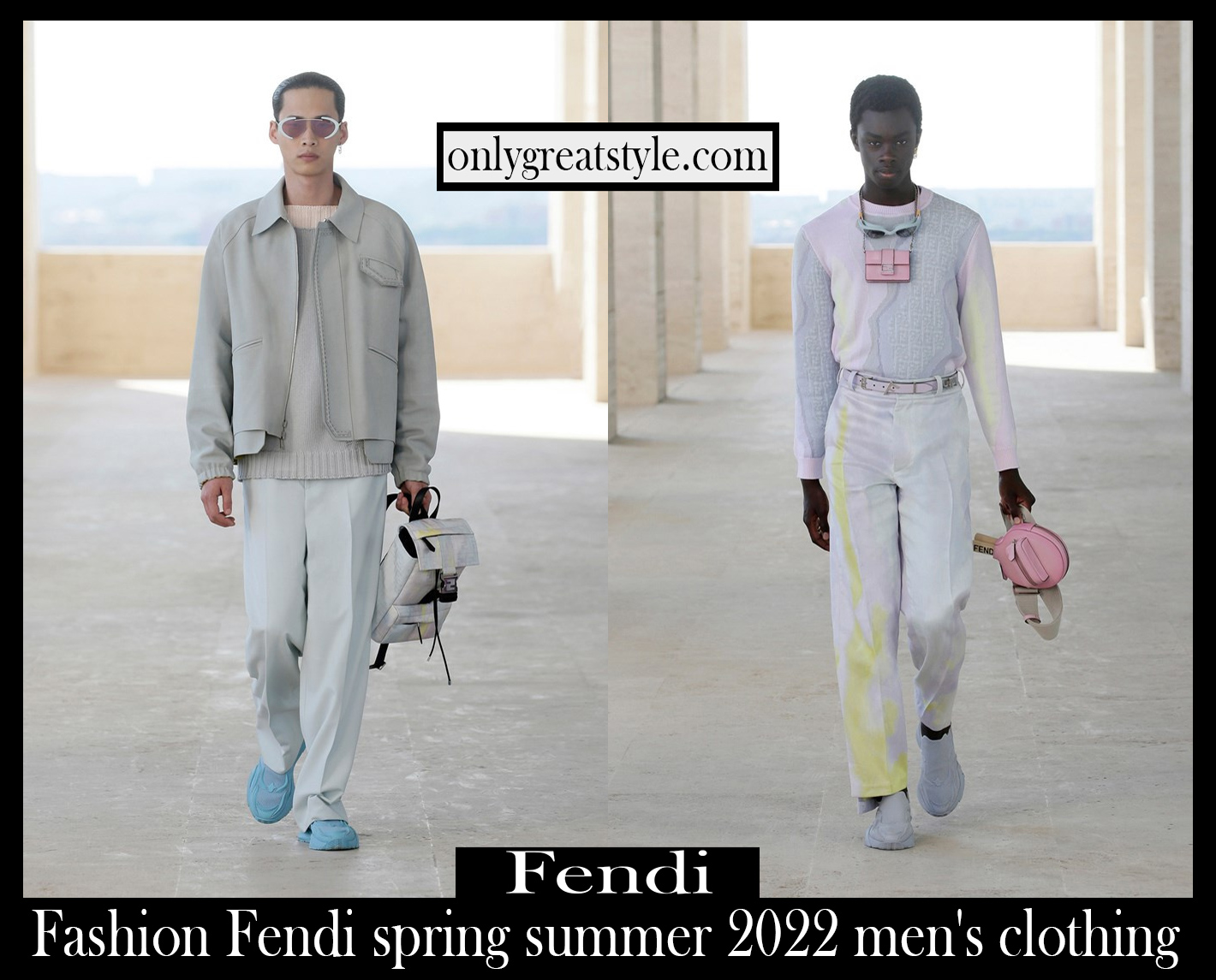 Fashion Fendi spring summer 2022 mens clothing