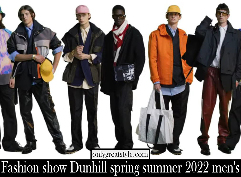Fashion show Dunhill spring summer 2022 mens