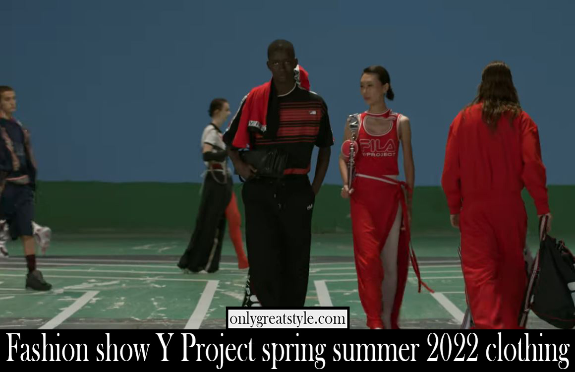 Fashion show Y Project spring summer 2022 clothing
