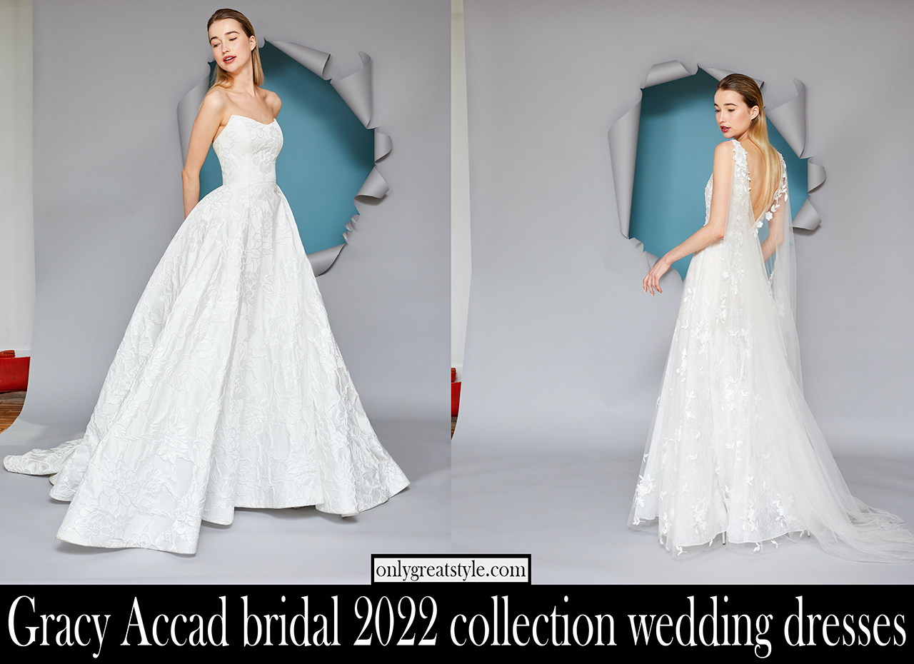 Gracy Accad bridal 2022 collection wedding dresses