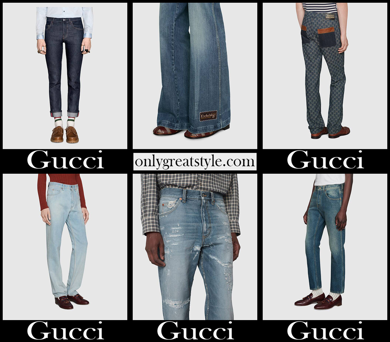 Gucci jeans new arrivals mens clothing denim fashion