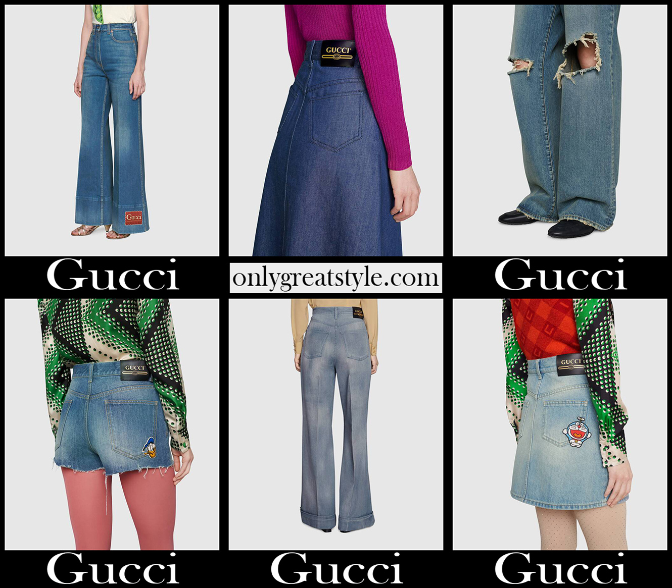 Gucci jeans new arrivals womens clothing denim