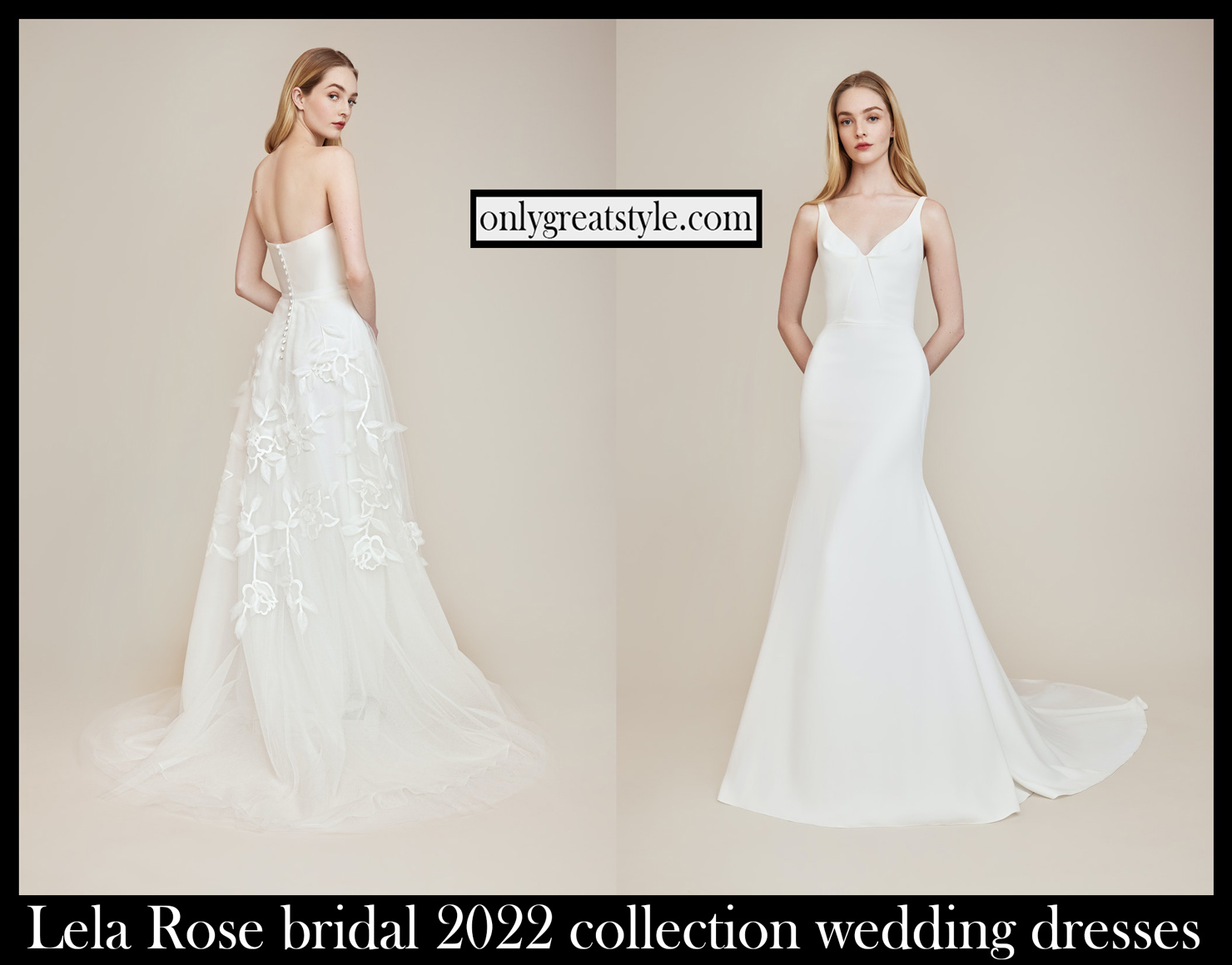 Lela Rose bridal 2022 collection wedding dresses