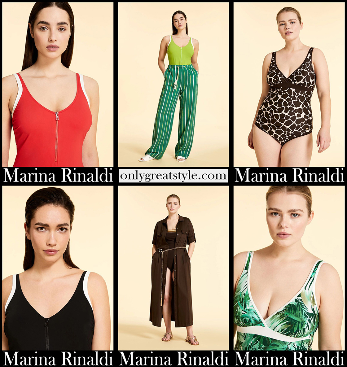 Marina Rinaldi curvy beachwear plus size swimwear