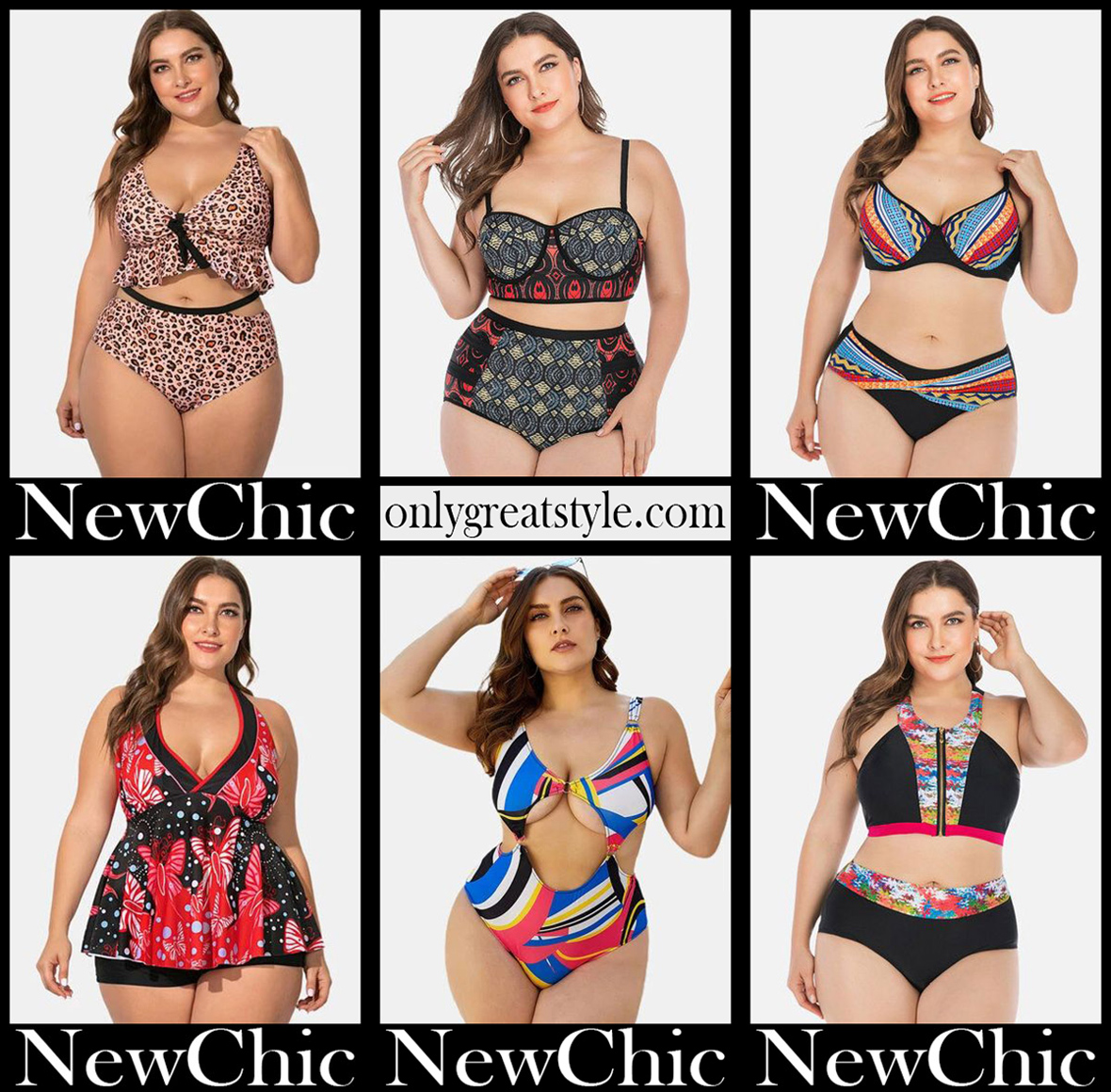 NewChic curvy beachwear plus size womens swimwear