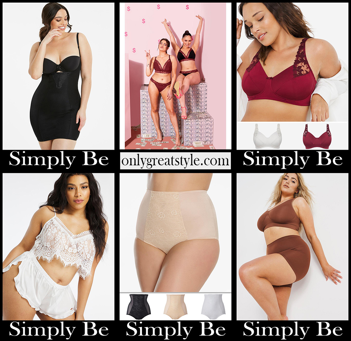 Plus size Simply Be underwear curvy fashion clothing