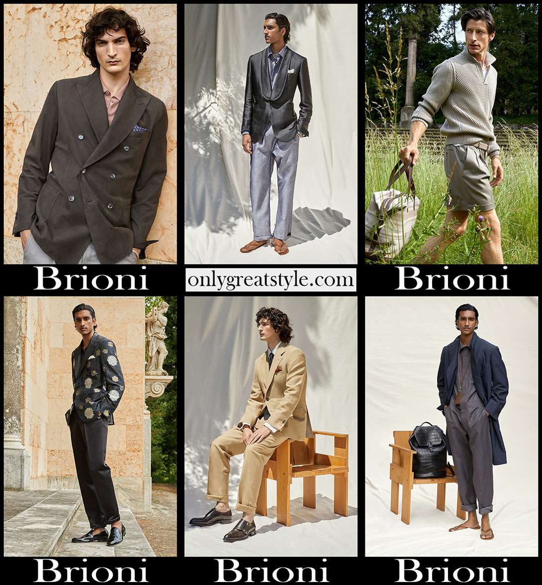 Fashion Brioni spring summer 2022 mens clothing