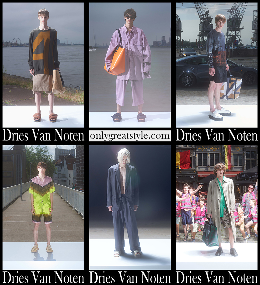 Fashion show Dries Van Noten fall winter 2023-2024 men's