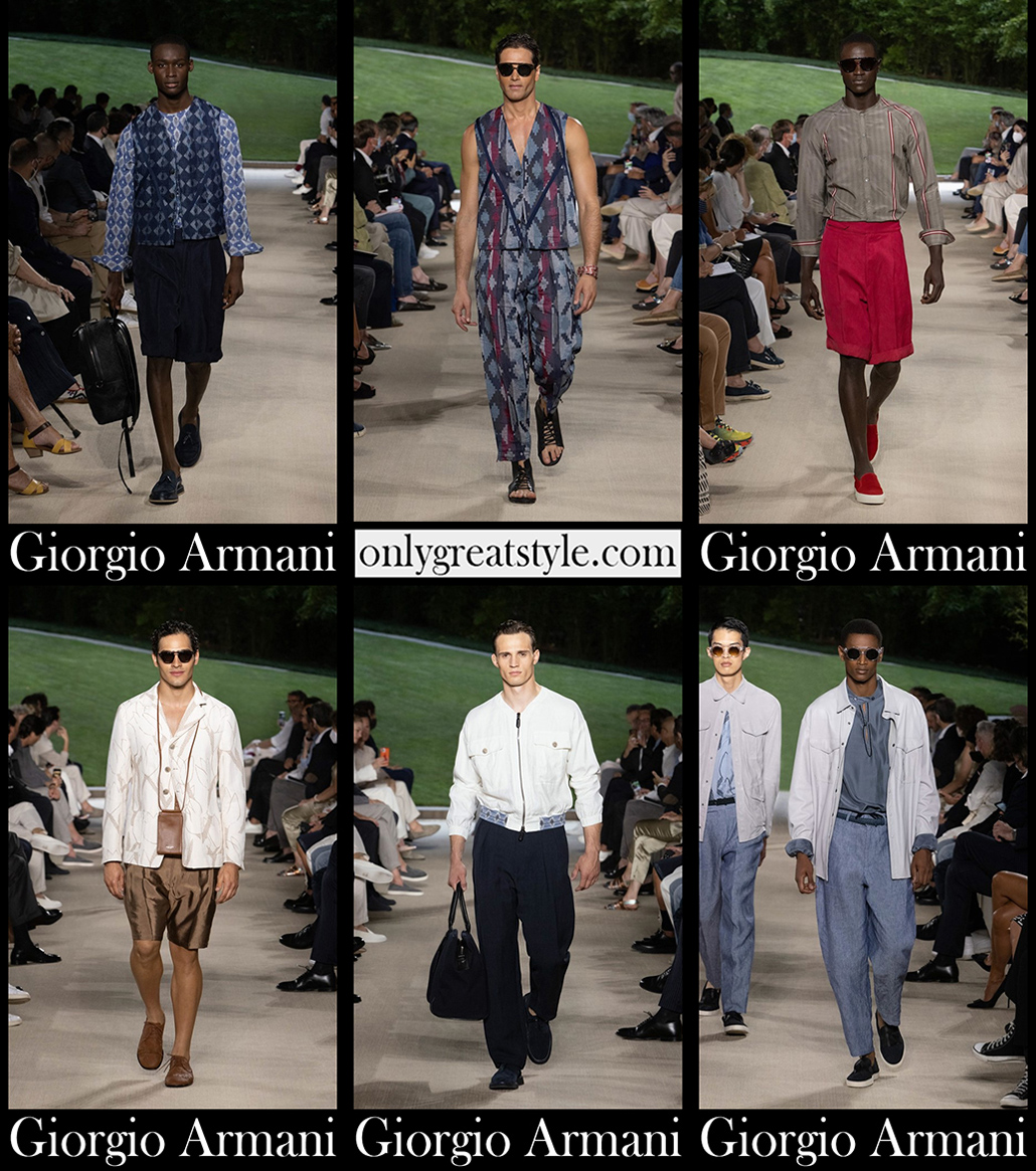 Fashion Giorgio Armani spring summer 2022 mens