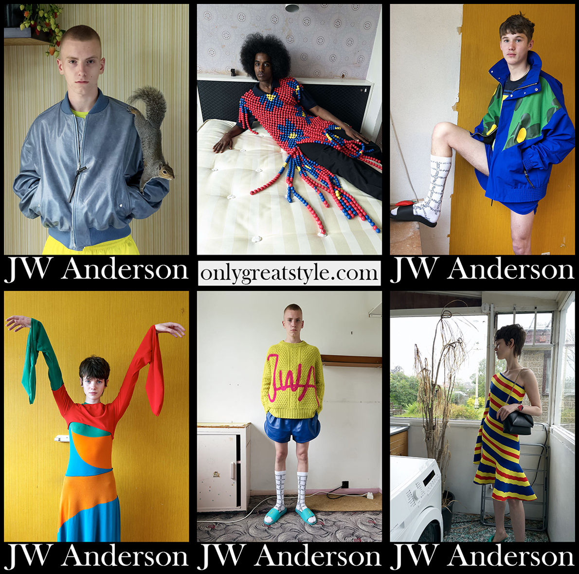 Fashion JW Anderson spring summer 2022 clothing