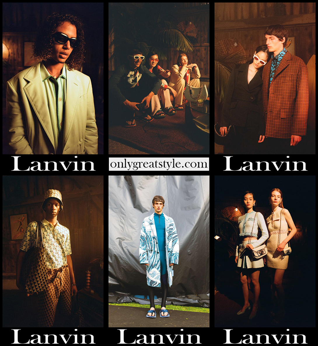 Fashion Lanvin spring summer 2022 fashion clothing