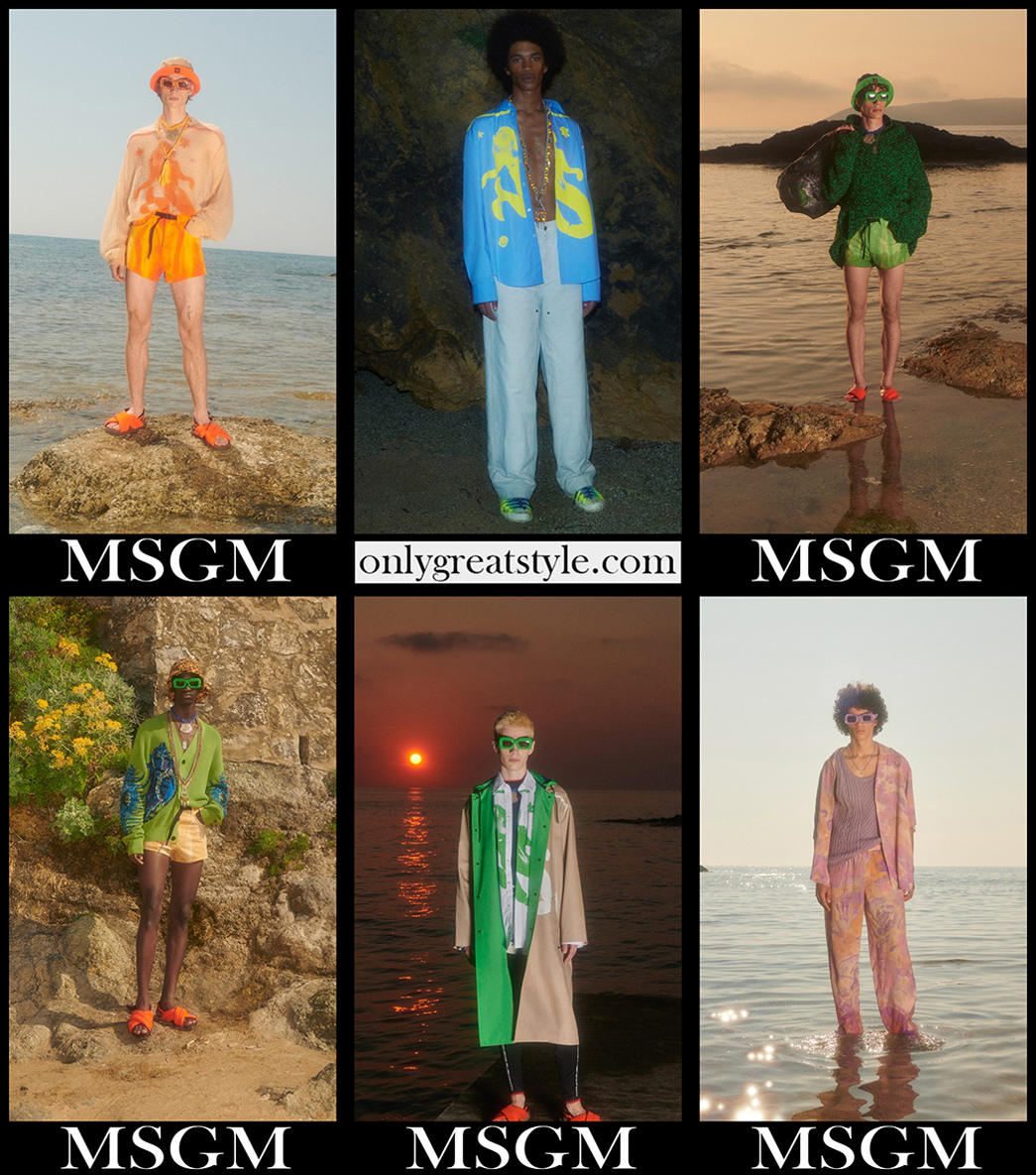 Fashion MSGM spring summer 2022 mens clothing