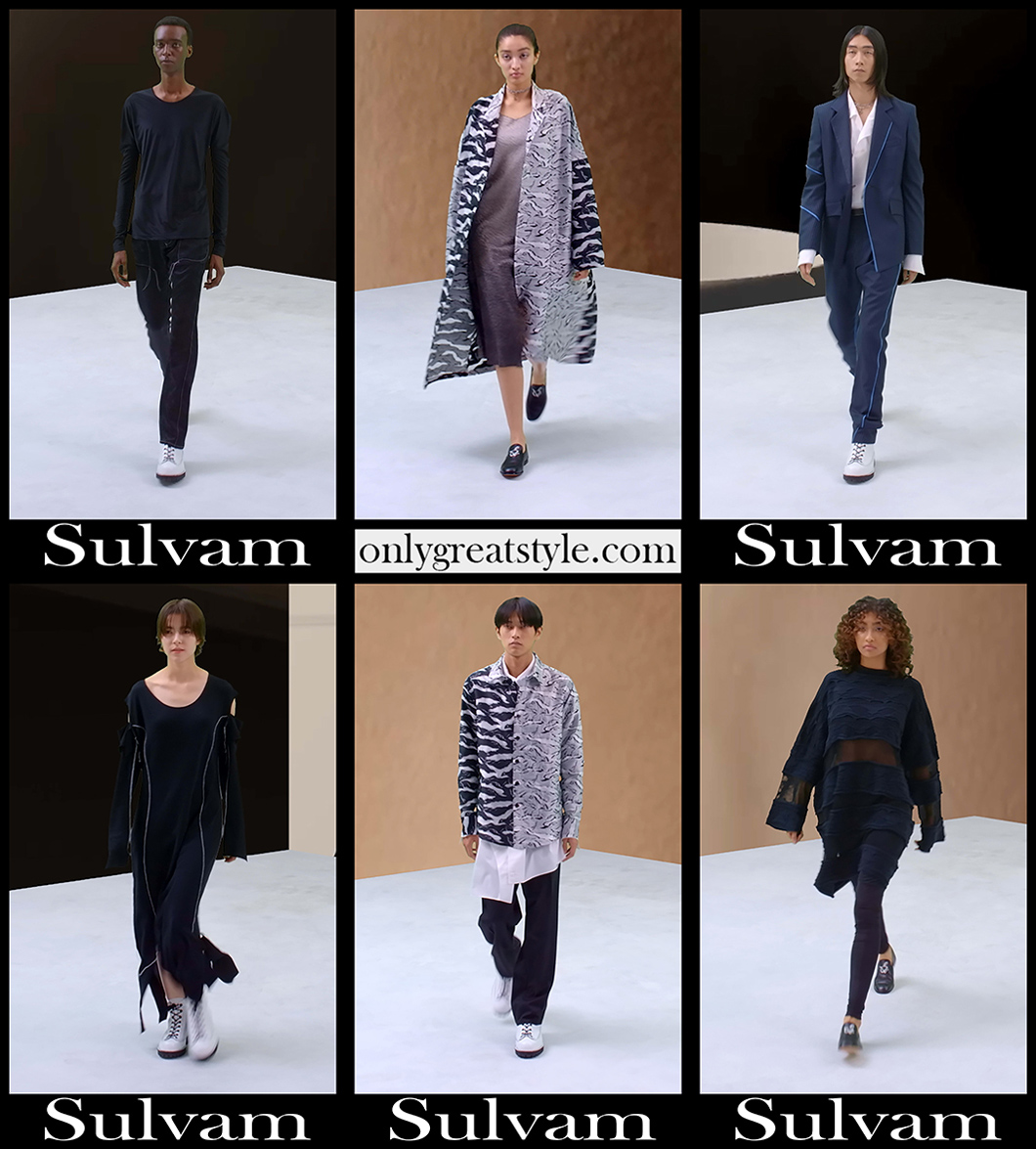 Fashion Sulvam spring summer 2022 fashion clothing